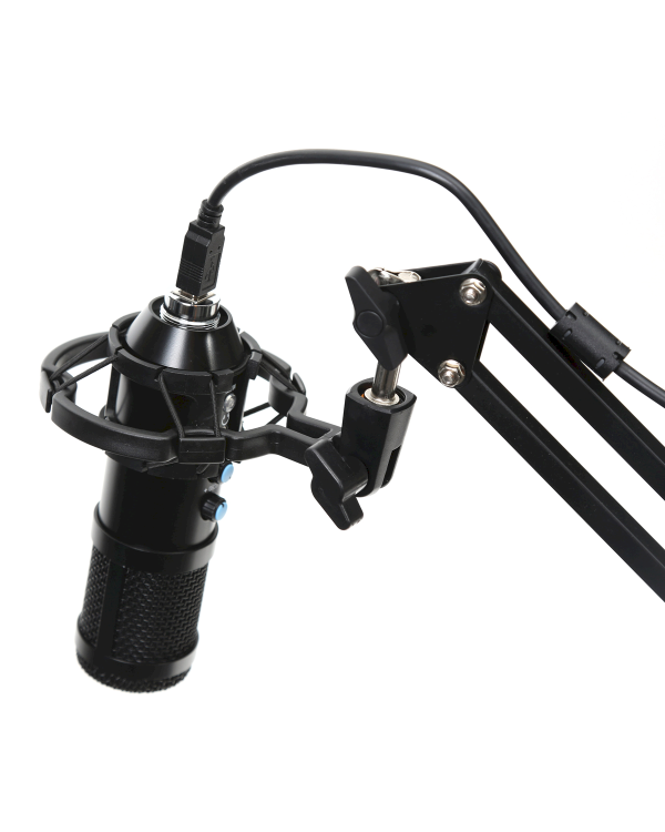 Varr Tube Микрофон Для Игр / Трансляций / Подкастов Черный + Держатель, Поп фильтр