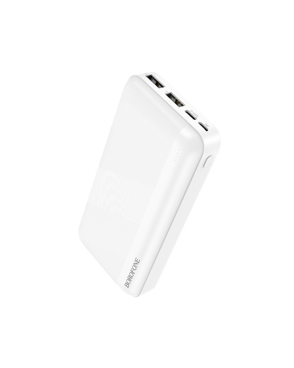 Borofone Power Bank 20000mAh BJ27A Pindar - 2xUSB - белый