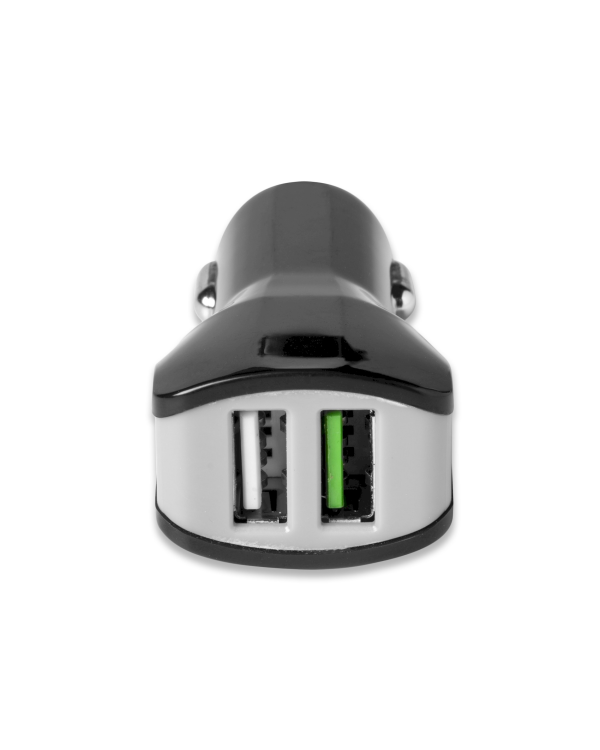 Celly Dual Fast Charge Премиум Автомобильная Зарядка 12 / 24V / 3.4A Черная