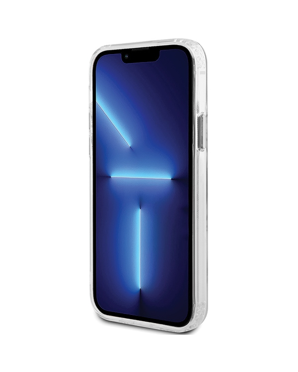 Guess GUHMP12MHTRMS iPhone 12|12 Pro 6.1" |Серебристый жесткий чехол Metal Outline Magsafe