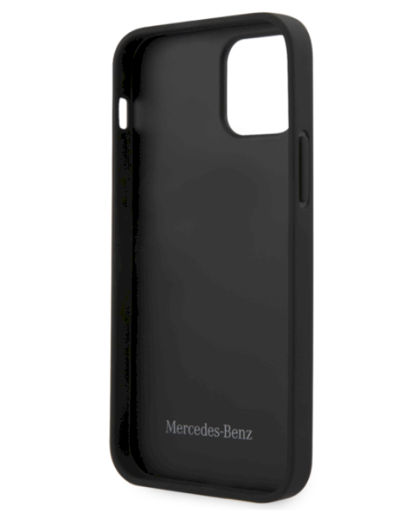 Mercedes MEHCP12SARMBK Leather Urban Cover Чехол для Apple iPhone 12 Mini Черный