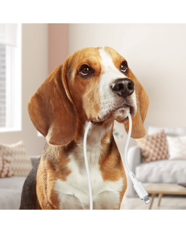 Кабель Acefast MFI USB Type C - Lightning 1.2m, 30W, 3A белый (C2-01 белый)