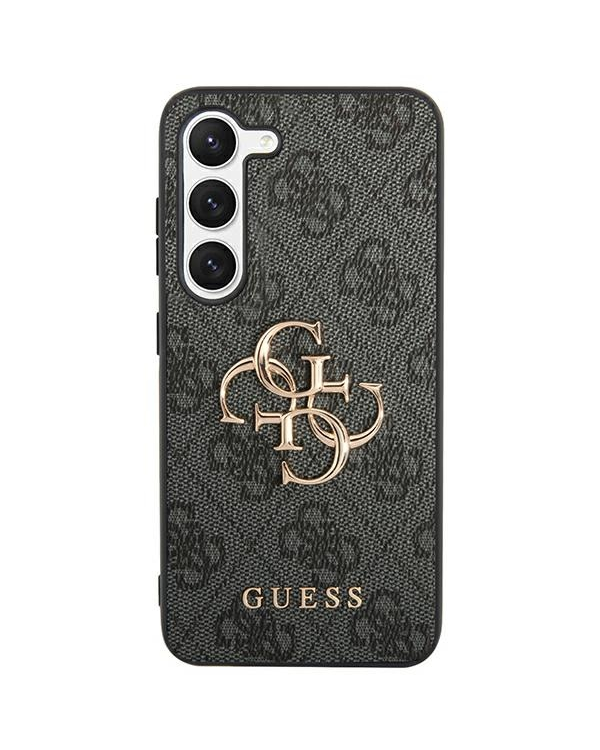 Guess GUHCS24S4GMGGR S24 S921 czarny|black hardcase 4G Big Metal Logo