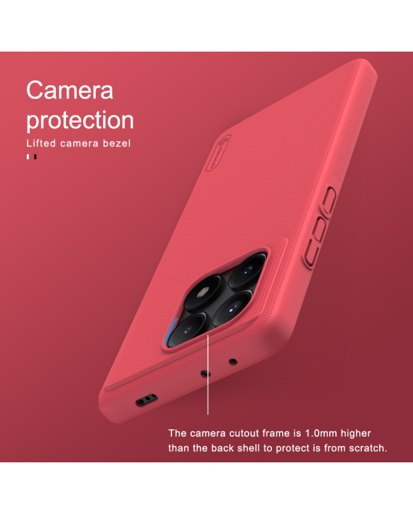 Nillkin Super Frosted Back Cover for Poco X6 Pro 5G Black