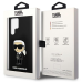 Karl Lagerfeld KLHCS23LSNIKBCK S23 Ultra S918 hardcase czarny|black Silicone Ikonik