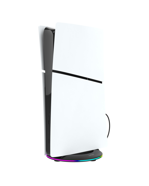 Вертикальная подставка iPega P5S025S с RGB для PS5 Slim черная