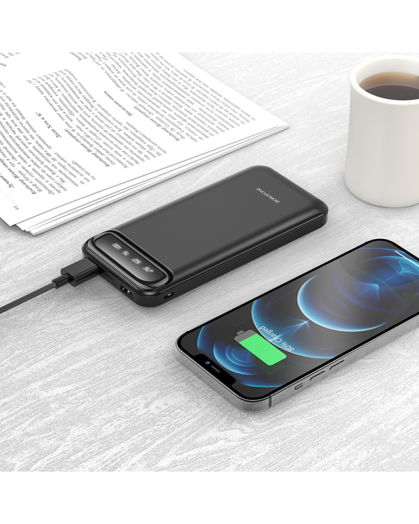 Borofone Power Bank 10000mAh BJ14 Freeway - 2xUSB - черный