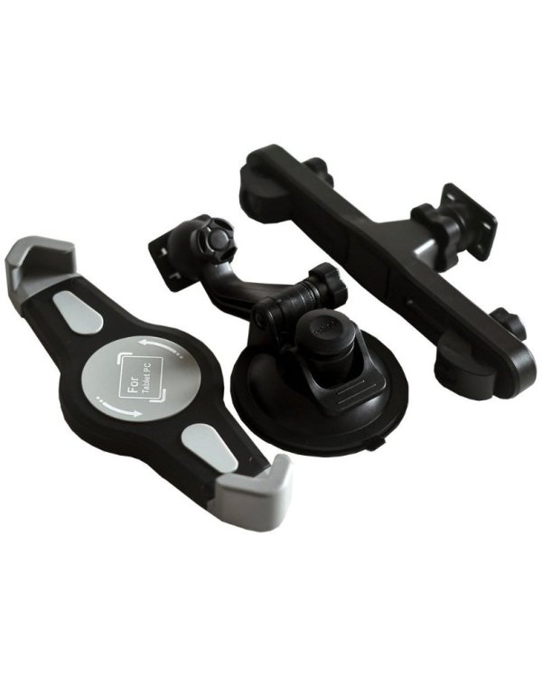 Omega 2in1 Держатель для планшетов 7-10'' на стекло Черный