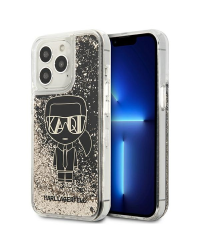 Karl Lagerfeld Liquid Glitter Gatsby Case for iPhone 13 Pro Black