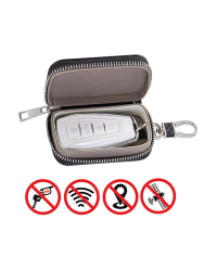 Противоугонный чехол для автомобильных ключей, блокирующий радиоволны черный