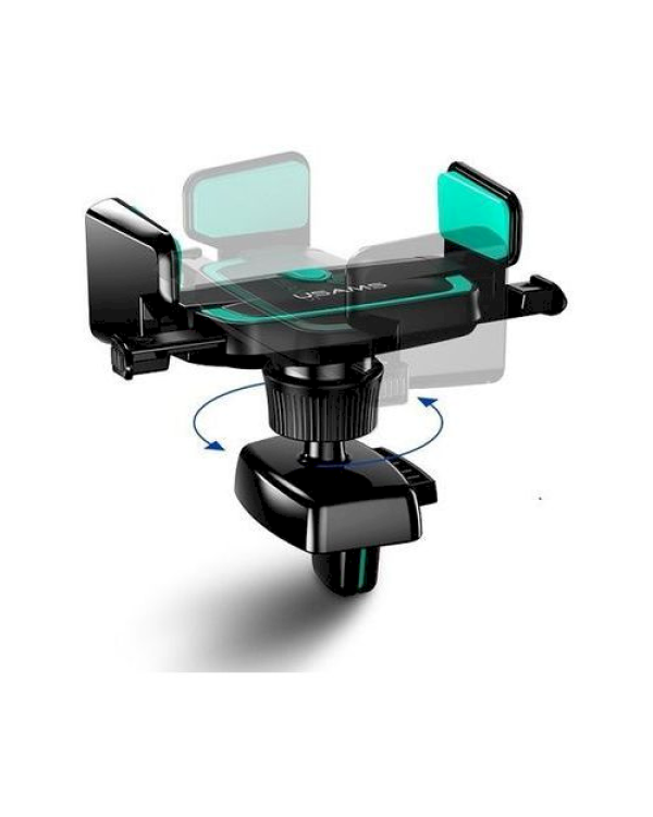 Usams VSXC01 автомобильный держатель для телефона черный