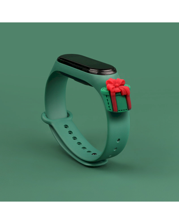 Fusion Xmas Present ремешок для часов Xiaomi Mi Band 5 / Mi Band 6 зеленый
