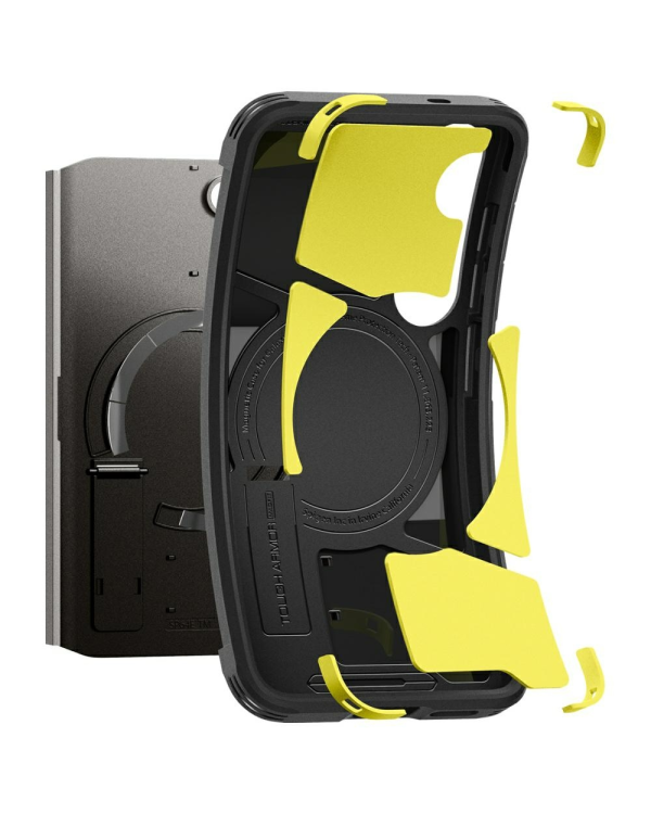 Etui Spigen Tough Armor MagSafe do        Samsung Galaxy S25 szary