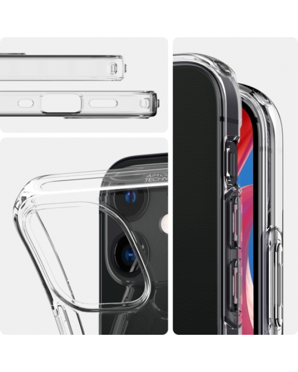 Case SPIGEN Liquid Crystal ACS01740 for Iphone 12 Mini - Crystal Clear