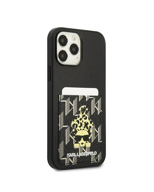 Karl Lagerfeld KLHCP13XCANCNK iPhone 13 Pro Max 6,7" hardcase czarny|black Karlimals Cardslot