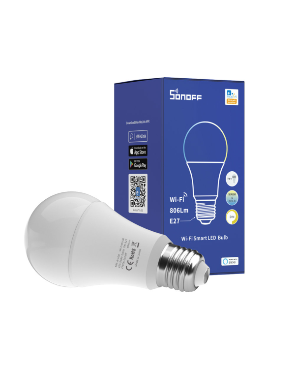 Умная светодиодная Wifi лампа Sonoff B02-BL-A60