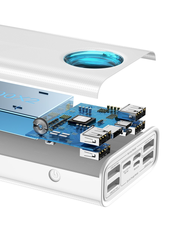 Baseus Amblight PPLG-02 Портативный аккумулятор 30000 mAh / 33W / 12V / 3A Белый