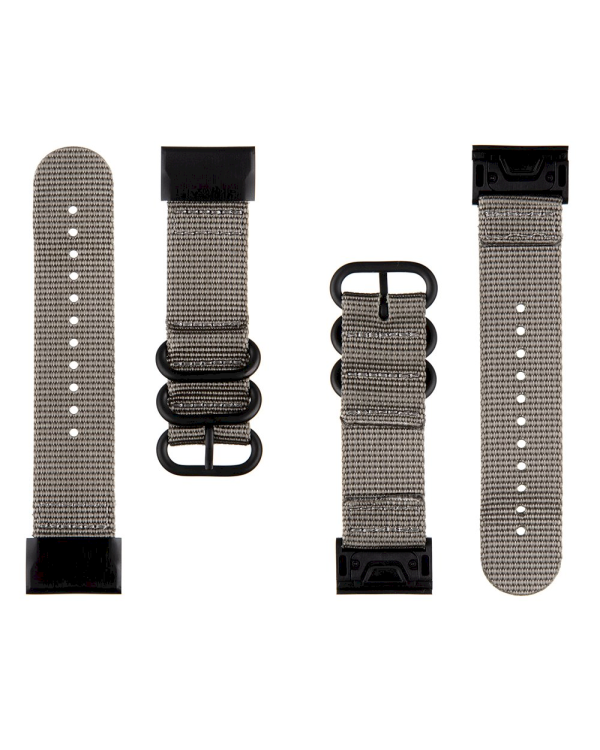 Tactical 677 Nylon Band for Garmin Fenix 5X/6X QuickFit 26mm Grey