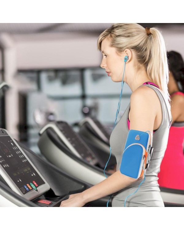 Running armband sports phone band case orange