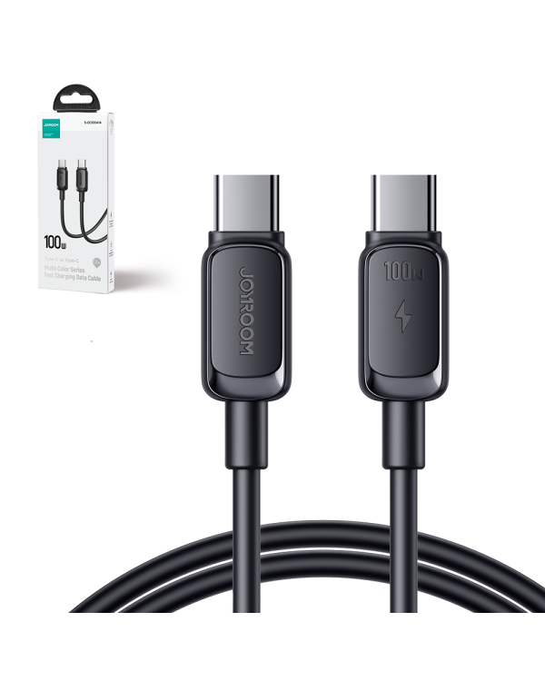 USB C - Кабель USB C 100 Вт 1,2 м Joyroom S-CC100A14 - Черный