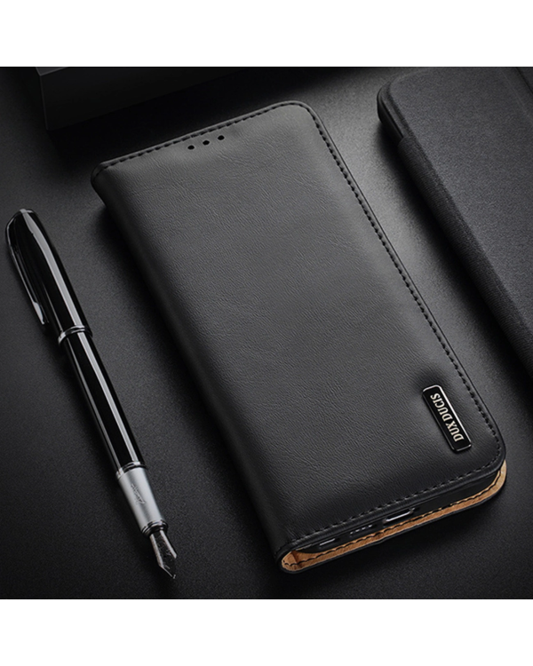 Dux Ducis Hivo case Samsung Galaxy S23+ flip cover wallet stand RFID blocking brown