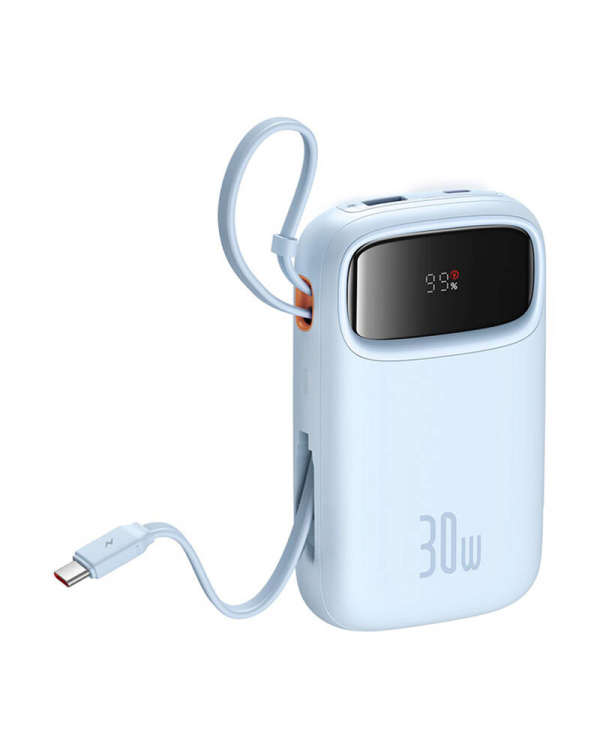 Powerbank Baseus QPow 2 10000mAh 30W 2xUSB-C (синий)