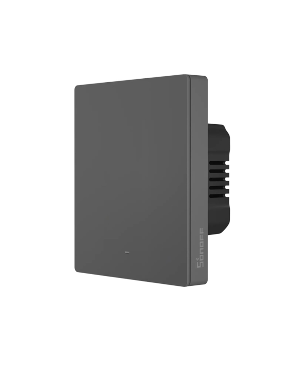 Sonoff умный 1-канальный Wi-Fi настенный выключатель черный (M5-1C-80)