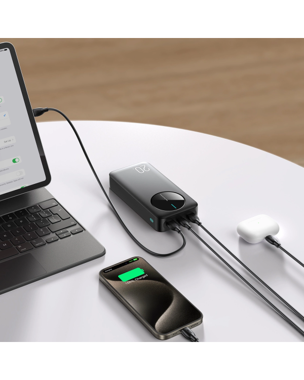 Powerbank Joyroom JR-PBF14 20000mAh 2.4A 2x USB-A 1x USB-C - черный