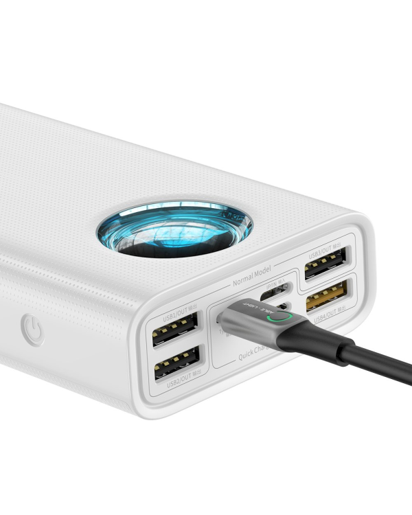 Baseus Amblight PPLG-02 Портативный аккумулятор 30000 mAh / 33W / 12V / 3A Белый