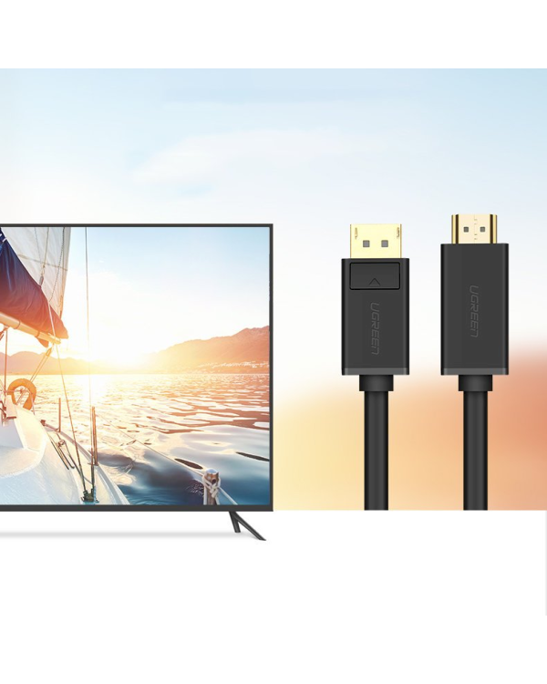Ugreen Uni-directional DisplayPort to HDMI cable 4K 30 Hz 32 AWG 1,5 m (DP101 10239)