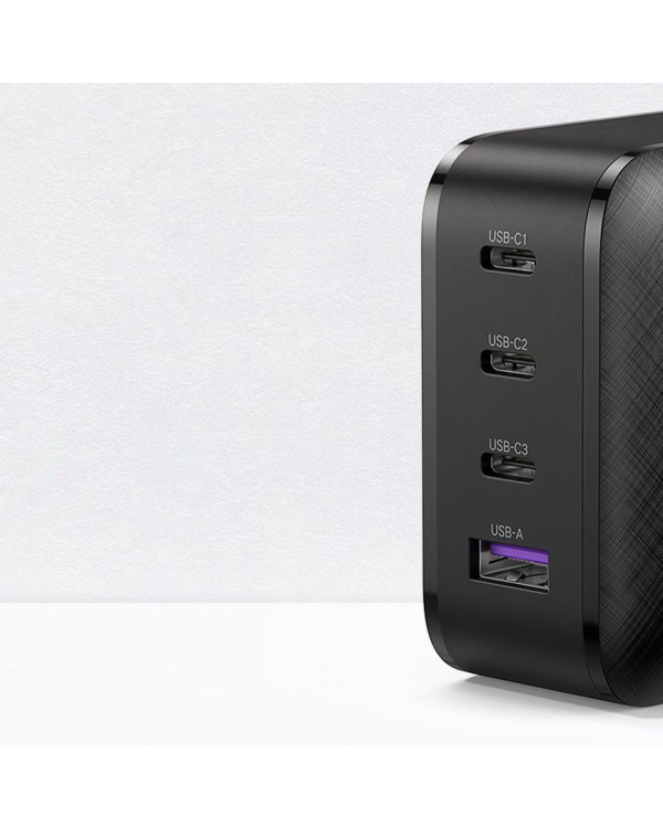 Ugreen fast charger PPS 65W USB / 3x USB Type C QC 3.0 Power Delivery SCP FCP AFC (gallium nitride) сетевое зарядное устройство черное