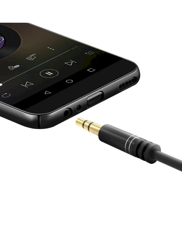 Dudao angled cable AUX mini jack 3.5mm 1m cable white (L11 white)