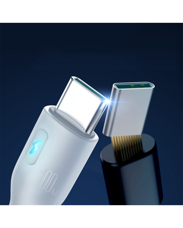 Joyroom S-CC100A13 USB C - кабель USB C 100 Вт 2 м белый