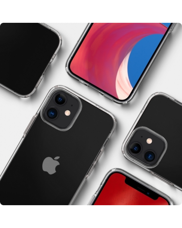 Case SPIGEN Liquid Crystal ACS01740 for Iphone 12 Mini - Crystal Clear