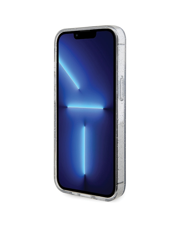 Karl Lagerfeld KLHMP13LHGKCNOT iPhone 13 Pro | 13 6.1" transparent hardcase Karl&Choupette Glitter MagSafe