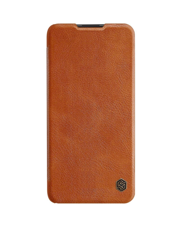 Nillkin Qin leather holster case for Xiaomi Redmi Note 9 4G brown