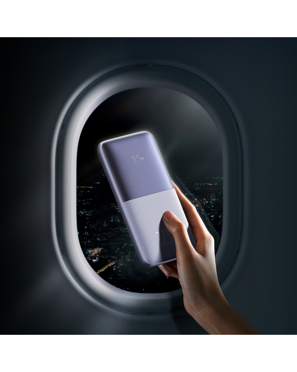 Baseus Bipow Pro powerbank 10000mAh 22.5W + USB 3A cable 0.3m purple (PPBD040005)