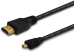 Kabel Savio HDMI CL-149 - micro-HDMI 0,5 м (черный)