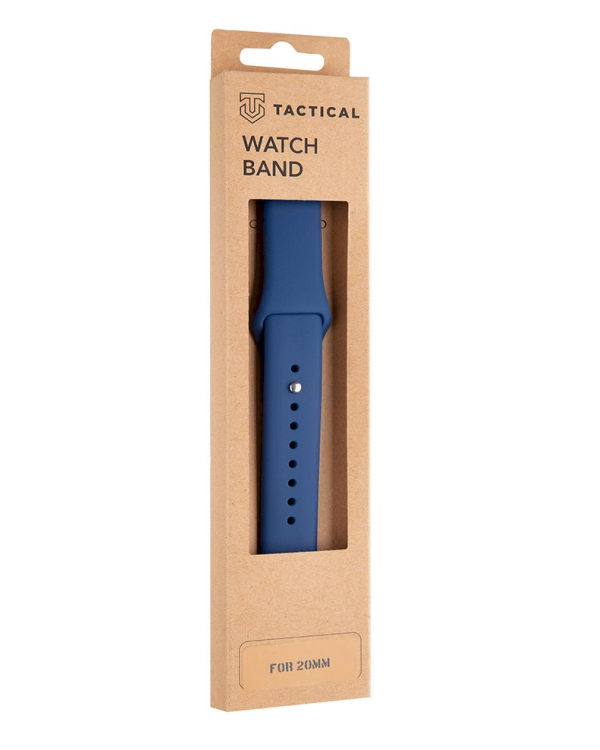 Tactical 636 Silicone Band for 20mm Dark Blue