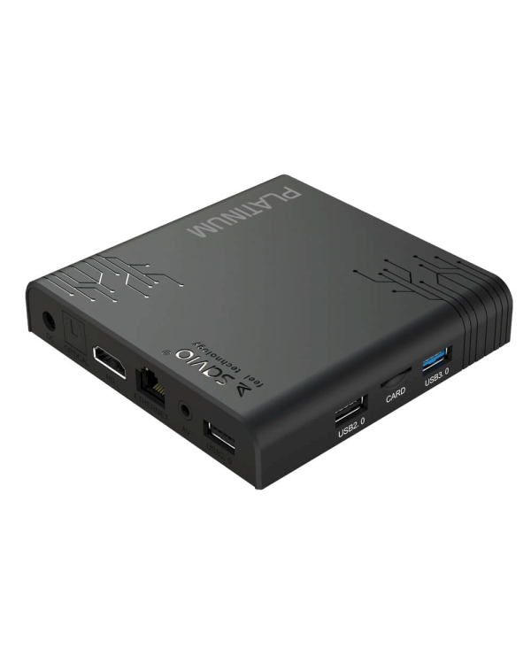 Savio TB-P02 Приставка для TV Android 9.0 / 8K / Wi-Fi / 4GB / 32GB / 4 x 1.9 Ghz / H.265 / HDMI v2.1 / USB 3.0 / Micro SD