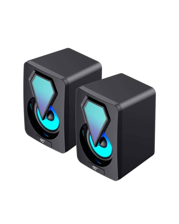 Компьютерные колонки Havit SK210mini PRO 2.0 RGB (черный)