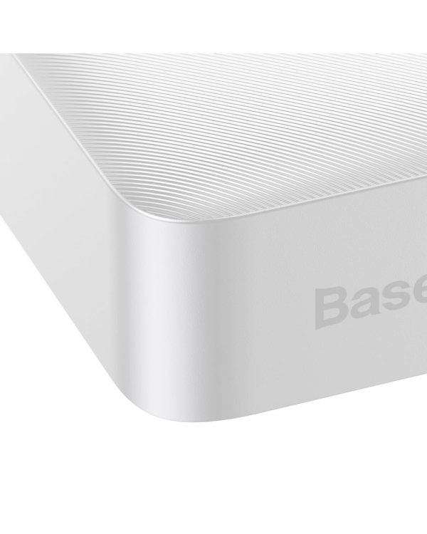 Повербанк Baseus PPDML-J02 Bipow 20000mAh 20W / 2x USB / USB Type C / micro USB / белый
