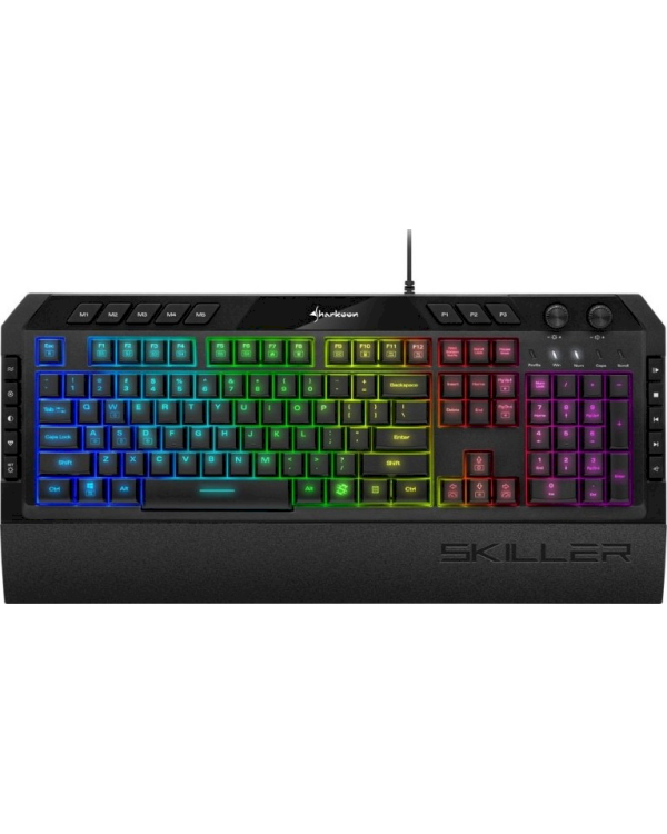Игровая клавиатура Sharkoon Skiller SGK5 со светодиодной подсветкой / мультиуправление