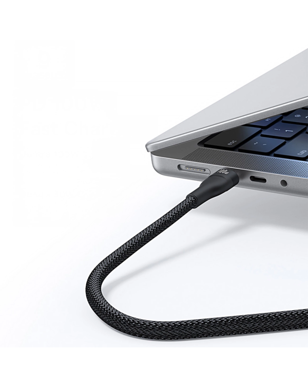 Baseus Flash Series 3 3in1 cable 100W USB-C - USB-C+USB-C+ Lightning 1.5m + 3 x 0.25 m - black