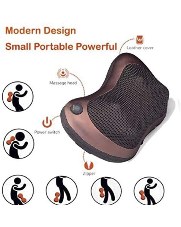 GoodBuy CHM-8028 Электрическая массажная подушка коричневая