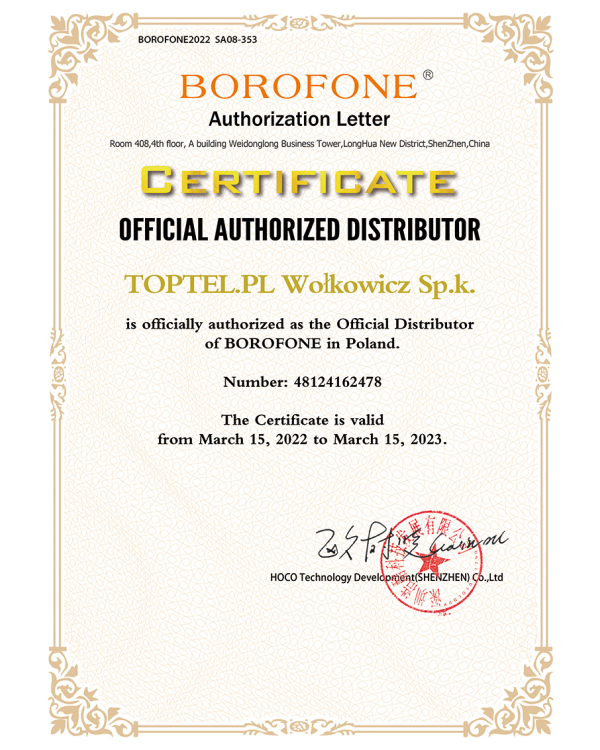 Borofone Smartwatch BGA12 gold