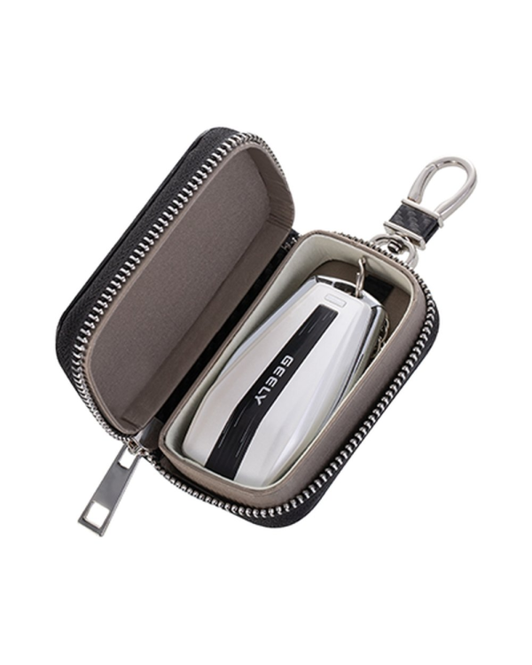 Противоугонный чехол для автомобильных ключей, блокирующий радиоволны черный