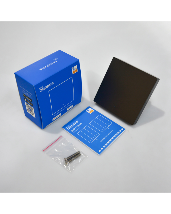 Sonoff Smart 1-канальный Wi-Fi настенный выключатель черный (M5-1C-86)
