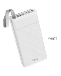 Повербанк HOCO J73 LED Table 30000 мАч / 2 x USB белый