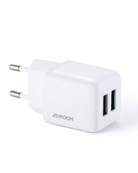 2x USB wall charger by Joyroom with a power of up to 12 W 2.4 A (L-2A121)